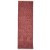 Modern Hand Knotted Wool Red 3' x 9' Rug