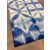 Handmade Woolen Shibori Blue Area Rug t-348 5x8